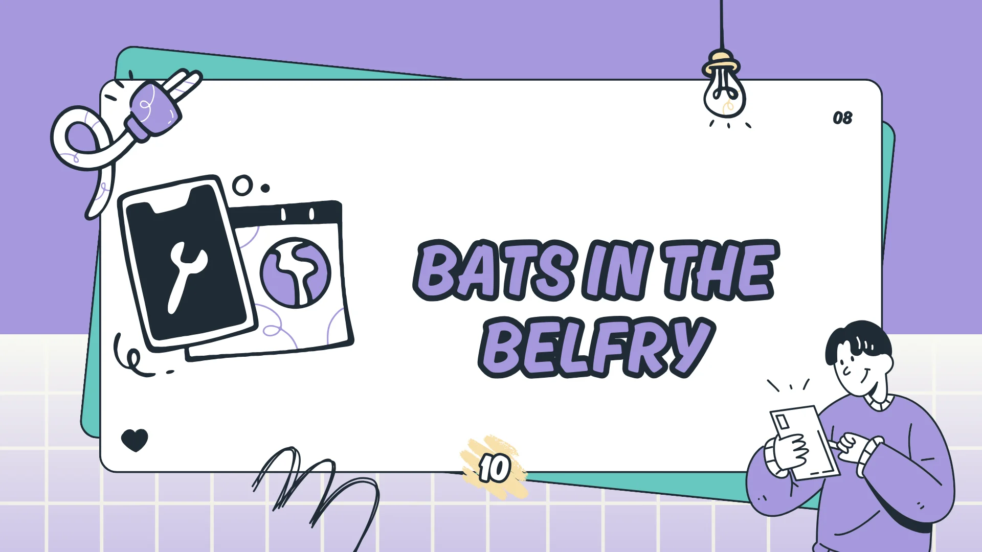 bats in the belfry meaning