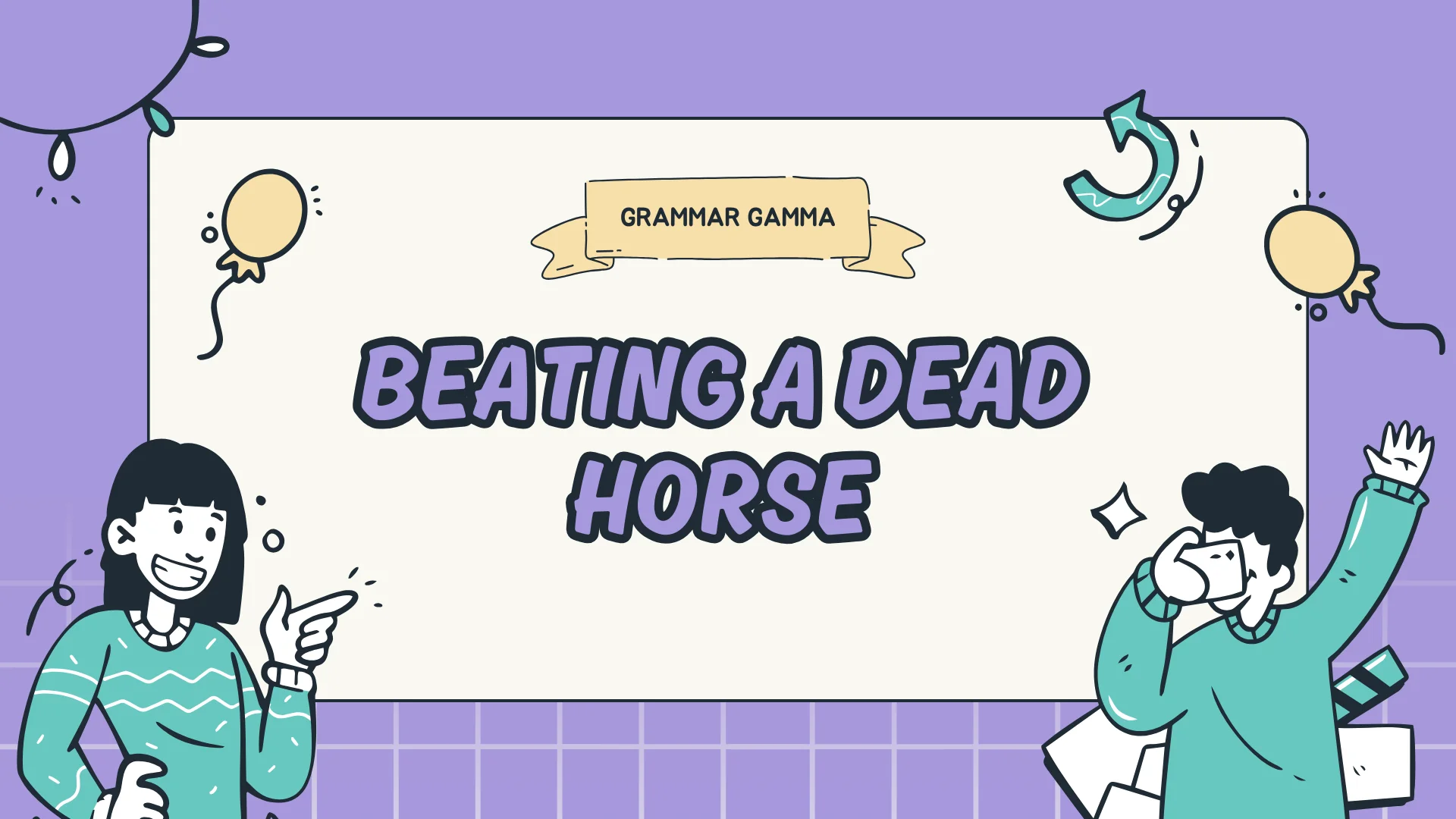 Beating A Dead Horse