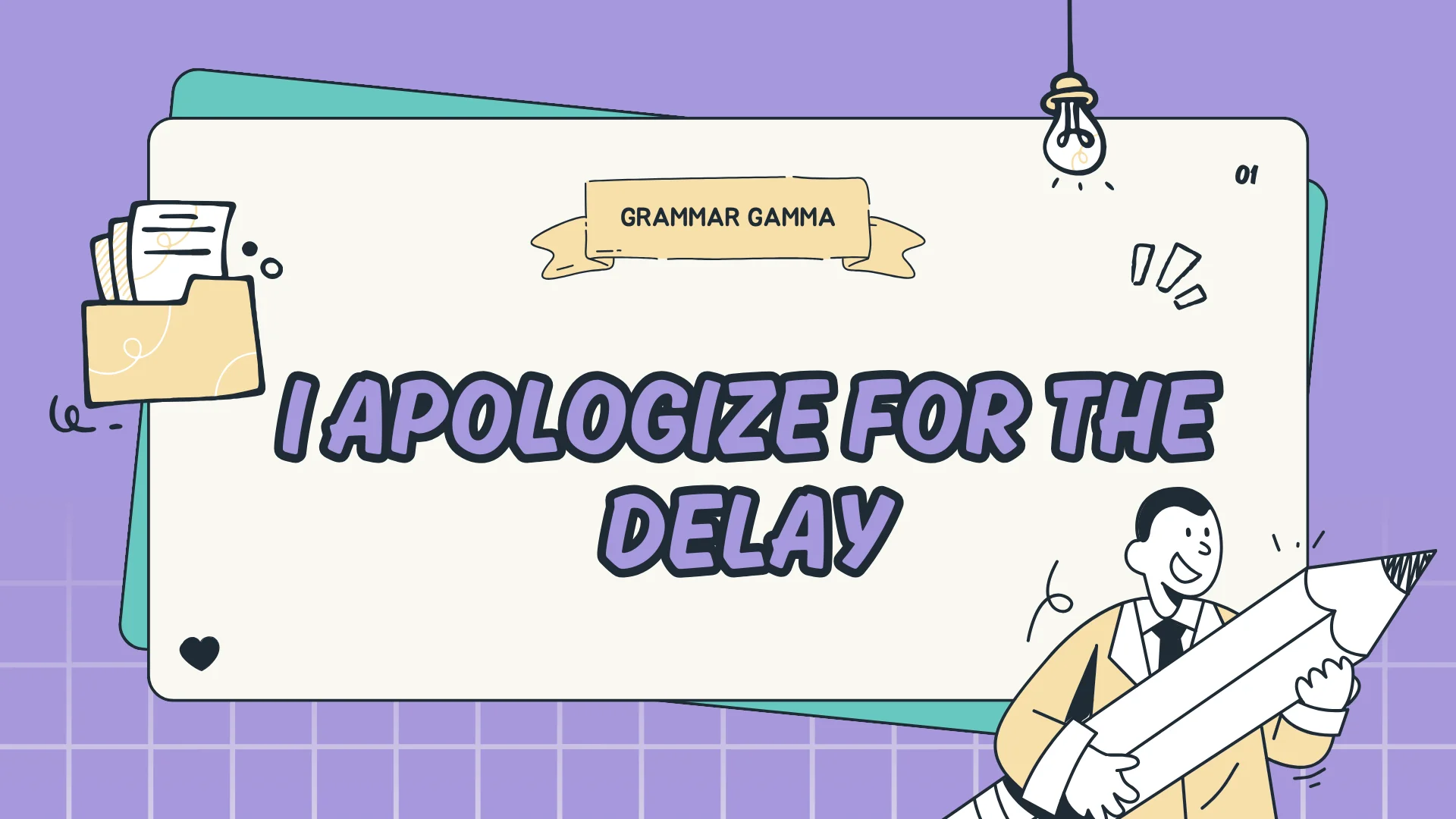 I Apologize For The Delay