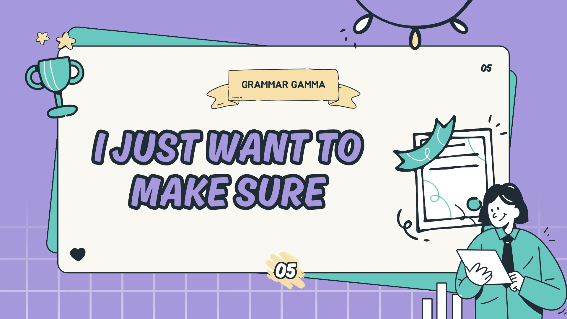 I Just Want To Make Sure