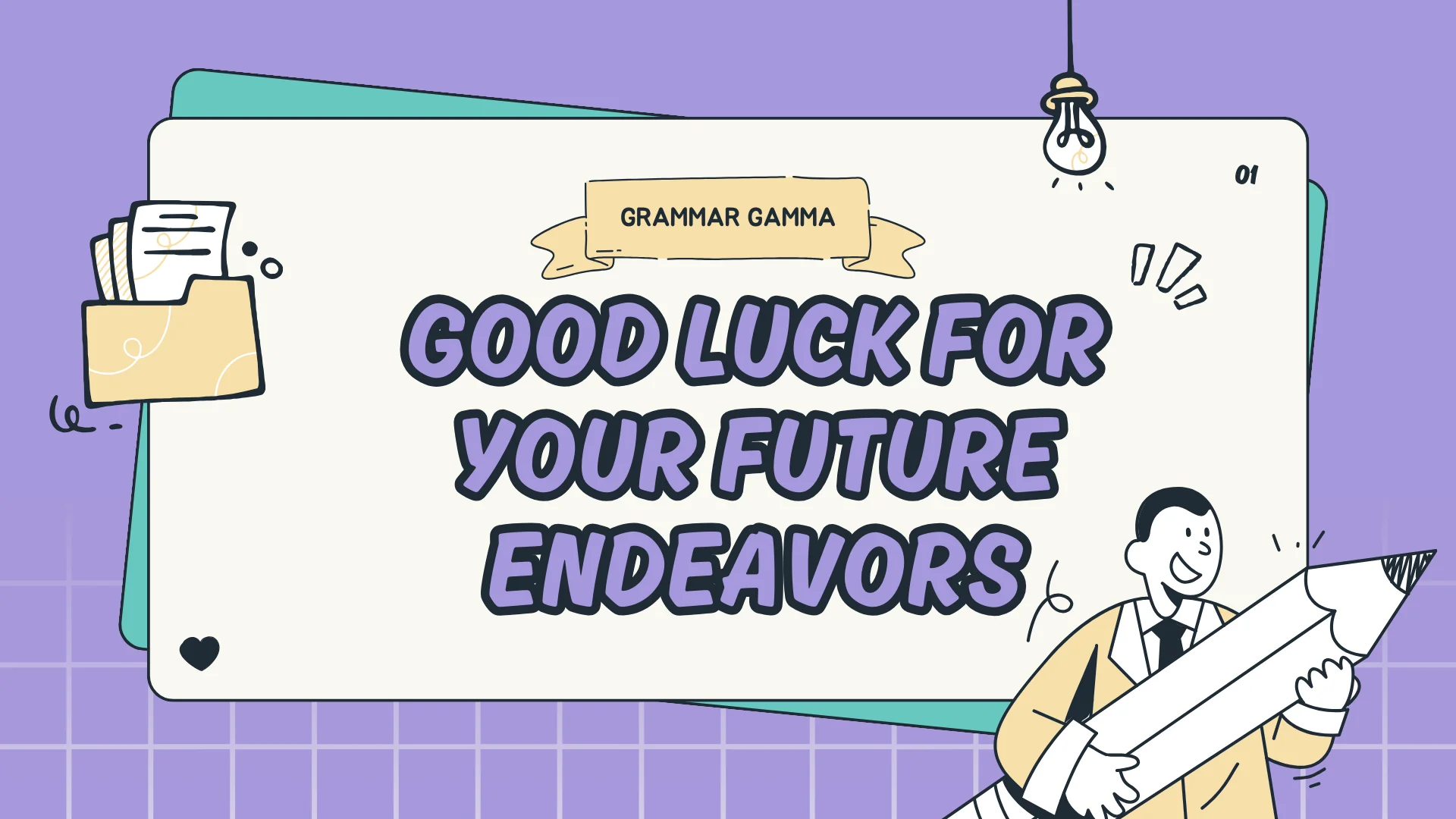 Good Luck For Your Future Endeavors