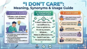 I Don’t Care