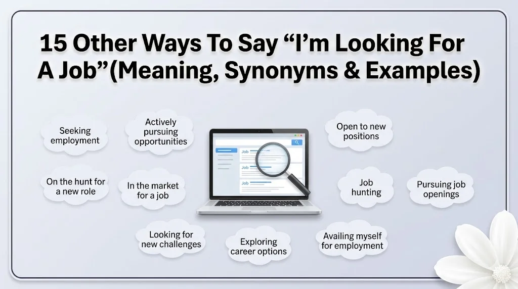 I'm Looking For A Job