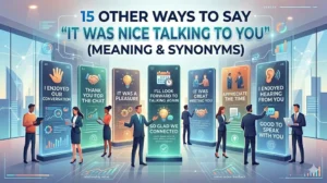 It Was Nice Talking To You