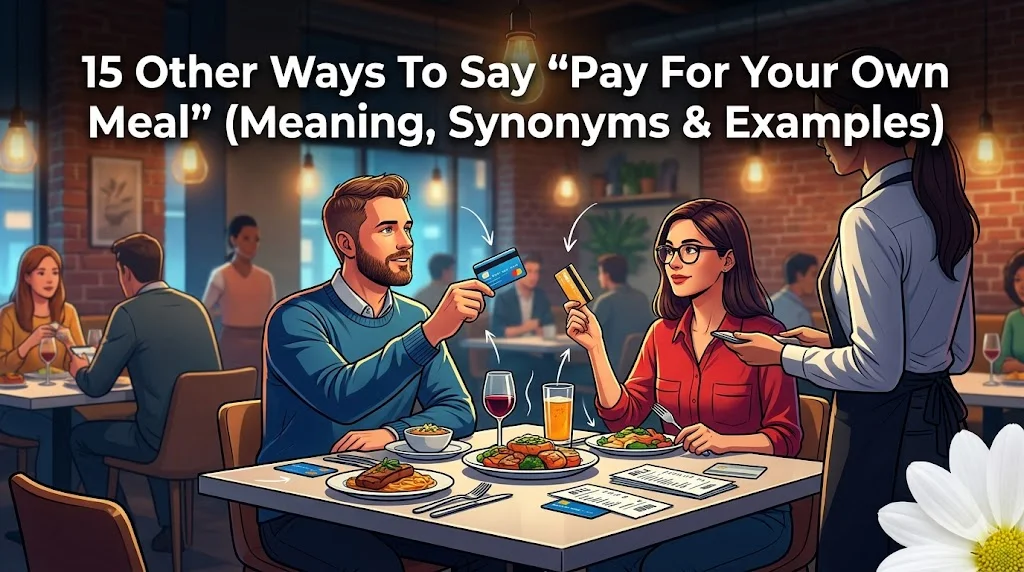 Pay For Your Own Meal