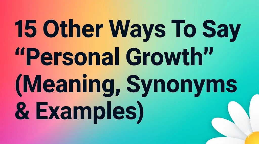 Personal Growth