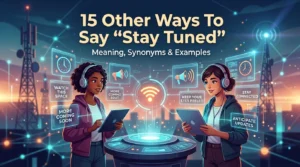 Other Ways To Say Stay Tuned & Synonyms