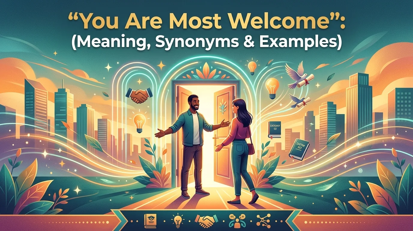 You Are Most Welcome