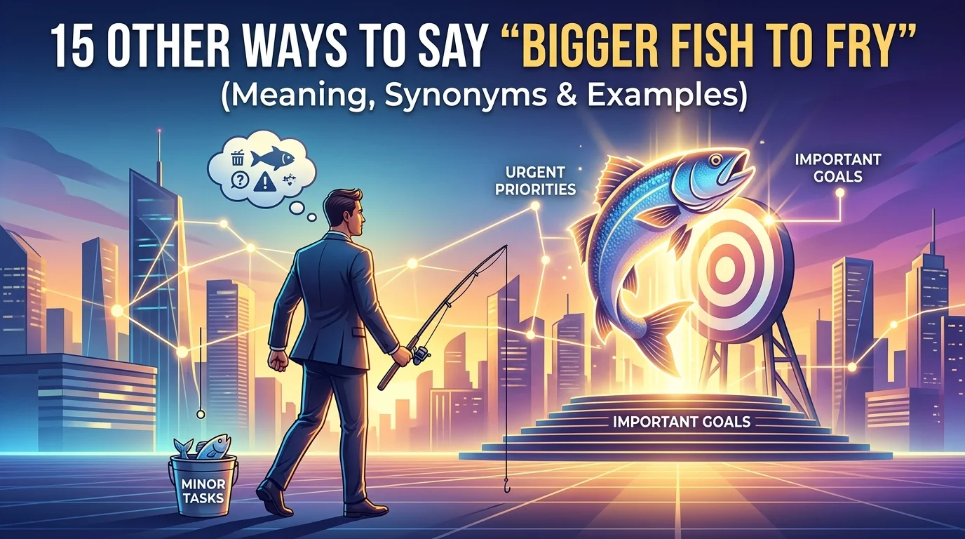 Bigger Fish To Fry