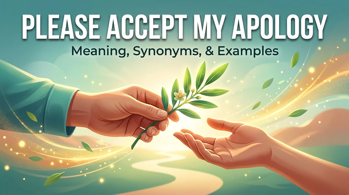 Please Accept My Apology