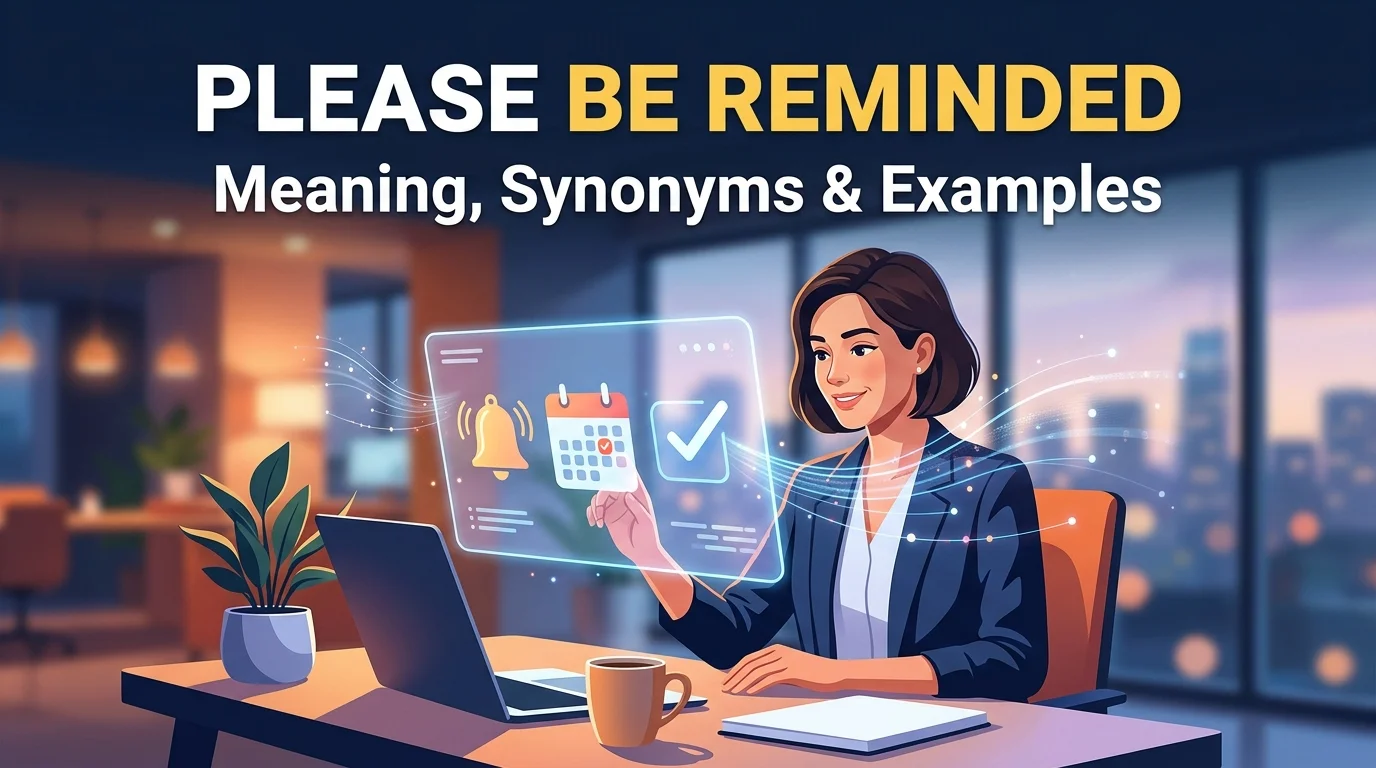 Please Be Reminded