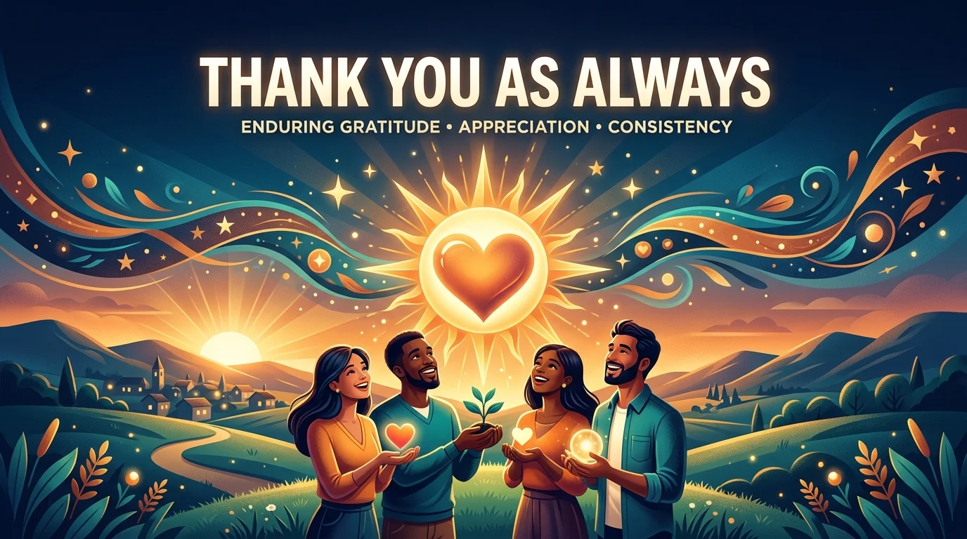 Thank You As Always